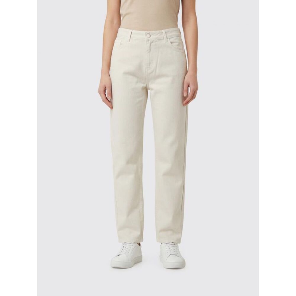 Federica Tosi Jeans Woman Nude